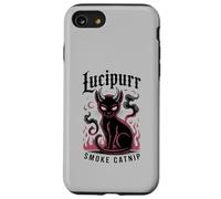 Lucipurr Cat Smoke Catnip Horror Movie Wizard My Meowdy Custodia per iPhone SE (2020) / 7/8
