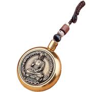 Luck Charm in ottone chiave in ottone | Lucky Rope Key Chain Pendente,Catena di chiavi di Feng Shui cinese vintage in ottone | Decorazione della borsa Lucky Car Pendent Key Rings Charm per gli uomini