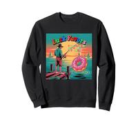 Luck Favors The Angler with The Last Donut Felpa
