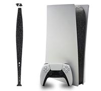 Luck&Link Skin Sticker Per PS5 Console Centro Parte Protezione Texture Sticker Resistente ai graffi,Per Disc Edition (nido d'ape-nero, PER PS5 (2020))