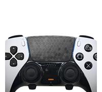 Luck&Link Touchpad Protector Stickers PS5,Touch Pad e Pulsanti Posteriori Adesivo Protettivo della Texture della Pelle per PS5 Dualsense/Edge Touch Trackpad (PS5Edge(2pcs), Nido d'Ape-Nero)
