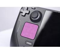 Luck&Link Touchpad Protector Stickers Steam Deck,Adesivo Protettivo della Texture della Pelle per steamdeck Touch Trackpad, Pelle di Presa Strutturata di Fascia Alta(Nido d'Ape-Rosa)