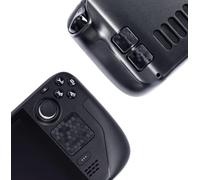 Luck&Link Touchpad Protector Stickers Steam Deck,Touch Pad e Pulsanti Posteriori Adesivo Protettivo Texture della Pelle Steamdeck(Nido d'Ape-Nero)
