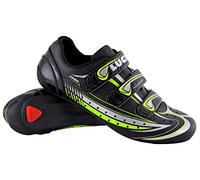 LUCK Scarpe da Ciclismo Mega, per Strada, con Suola in Carbonio e Tripla Chiusura per Una Perfetta vestibilità…. (46 EU)