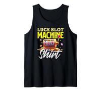 Luck Slot Machine Casino Gioco D'Azzardo Jackpot Vincitore Vegas Canotta