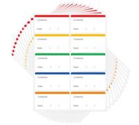 luckaide 240 etichette per congelatore, etichette adesive rimovibili, per congelatore, per scrivere, facili da rimuovere, per marmellate, senza residui (60 x 30 mm)