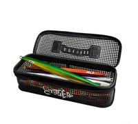 LUCKCDUO Borsa a rete da pesca con grande capacità e fori di drenaggio inferiori, design ventilato per prevenire la ruggine sui piatti di ferro, adatta per esche in legno, Come da immagine, L