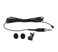 LUCKCDUO Microfono professionale da bavero con connettore da 3,5 mm omnidirezionale a condensatore microfono con parabrezza per smartphone fotocamera DSLR Reporting Discorso