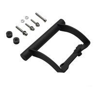 LUCKCDUO Supporto per piastra di navigazione GPS intelligente per Rebel 1100 CMX1100 Supporto per telefono cellulare Kit di montaggio Anti-Shake Alluminio Nero