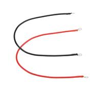 LUCKDANO 10 Cavi Batteria 10AWG Cavi Inverter Alimentazione Batteria Rosso Nero PVC + Rame per Auto, Camion, Energia Solare, ATV