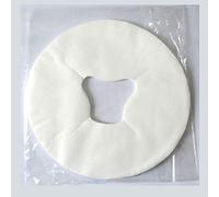 LUCKDANO 100 Federe Massaggio Usa e Getta in Tessuto Non Tessuto a Forma di U Adatte per Lettini Massaggio, Lettini per la Cura del Viso e spa. (WHITE)