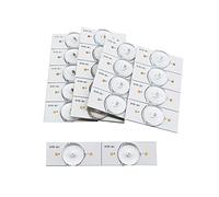 LUCKDANO 20 Perline Lampada SMD 3 V con Filtro per Lenti Ottiche per Riparazione TV LED da 32-65 Pollici - Alta luminosità, Efficienza Energetica, Facile da Installare, Molteplici Opzioni di