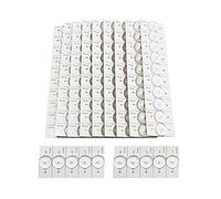 LUCKDANO 20 Perline Lampada SMD 3 V con Filtro per Lenti Ottiche per Riparazione TV LED da 32-65 Pollici - Alta luminosità, Efficienza Energetica, Facile da Installare, Molteplici Opzioni di