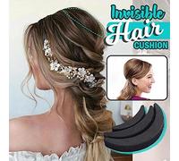 LUCKDANO 3 Cuscinetti per Aumentare il Volume dei Capelli - Macchina per Chignon Invisibile in Spugna di Schiuma per uno Styling Senza Sforzo - 3 Opzioni di Dimensione Accessori per Capelli Neri