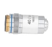 LUCKDANO 40/0.65 Microscopio Objetivo Lente Obiettivo per Microscopio Acromatico |Ingrandimento Elevato 40X con Interfaccia RMS |Immagine più Luminosa e Ottone |Ideale per Uso di Laboratorio