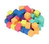LUCKDANO 60 Pz Blocchi 3D Contatori Matematici Manipolatori Blocchi Colorati Impilabili Materiali per L'apprendimento in Aula con Forme Geometriche per lo Sviluppo della Matematic
