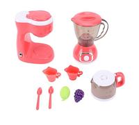 LUCKDANO Accessori per la Cucina Giocattolo, Giocattolo per Bambini Blender Kids con Caffettiera e Blender Kids Gioca Ad Accessori per la Cucina Set per Elettrodomestici da Set
