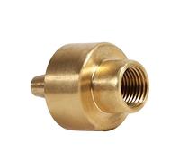 LUCKDANO Accessori per Le Decorazioni per Esterni per Ugelli di Fontana d'Acqua Testa Spray di Colonna Sprinkler Obbligo 1/4 Pollici/1/2 Pollici/3/4 per Lo Stagno da Giardino Porta Bellissimi (1/4")