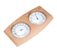 LUCKDANO Accessori per Sauna Sauna Termometro/igrometro in Legno 2 in 1 Accessori per : Strumento Pratico per Monitorare l'umidità e la Temperatura nei Bagni turchi.