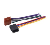 LUCKDANO Adattatore per Cablaggio ISO 2 Pezzi/set Adattatore per Cablaggio ISO ABS Metallo Stereo per Auto Sostituzione del Connettore per C230 2000