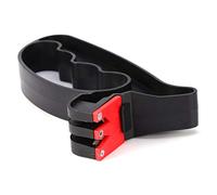 LUCKDANO Affilacoltelli e Forbici Professionale 2 in 1 Affilacoltelli e Forbici Portatile - Design Durevole Ed Ergonomico per un Facile Utilizzo - Affila Oltre 10.000 Lame Senza Sforzo