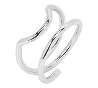 LUCKDANO Anelli per Chiodi, Anelli per Unghie per Donne Unghie con Rame Elettro -elettrod di Design Unico per Donne Ragazze (Platino 3046)