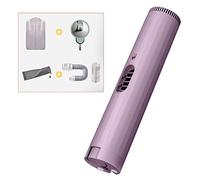 LUCKDANO Asciugatrice Portatile da 400 W + Set per Asciugare le Scarpe, Mini Scaldapiumino Ad Asciugatura Rapida per Viaggi e Viaggi d'affari, Disinfezione e Temporizzazione (PURPLE #PU) (PURPLE #-1)