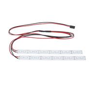 LUCKDANO Barra Luminosa a LED per Telaio RC in Lega di Alluminio, 24 LED Decorativi per Modelli in 1/10 e 1/8, per Auto Corsa Fuoristrada (BLUE)