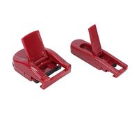 LUCKDANO Bigodini per Ciglia, Bigodino Viaggio per Ciglia Bigolote Crea a Apertura degli Occhi Larghi 2 Pcs Largo Angolo e Strumento di Curling Parziale per a Lungo (rosso)