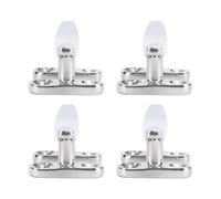 LUCKDANO Bitta per Barca in Alluminio 4 Pezzi 4 Pollici Bitta per Ancoraggio per Barca - per Pontile in Acciaio Inossidabile 316 Lucidato per Motoscafo, Yacht e Nave da Carico