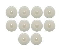 LUCKDANO Bobina Induttrice per Altoparlanti Telaio Bobina Induttrice per Altoparlanti da 10 Pezzi - Rotonda in Plastica per di Filo Incrociato per - Ideale per Progetti - Diametro 60 Mm