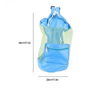 LUCKDANO Borsa da Spiaggia in Mesh, Sacchetti di Conchiglia per Sacca per Giocattoli da Spiaggia Estate per Estate per la per Giocattoli per Portaogne Portatili in Maglia per Tenere la Spesa del