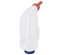 LUCKDANO Bottiglie per Vitelli e Bottiglia per Latte per Vitelli da 4 Litri con Manico - Tettarella Staccabile per un'alimentazione Facile - Materiale Atossico di Alta qualità - Strumento Ideale per