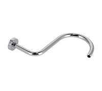 LUCKDANO Braccio Doccia Braccio Doccia a Forma di S Collo di Cigno di Prolunga per Soffione in Acciaio Inossidabile per Bagno di Casa per Soffione NPT, (#3)