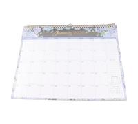 LUCKDANO Calendario da Parete Floreale 2025 - Calendario da Appendere con Grandi Blocchi di Scrittura con Lista di Cose da Fare | Durevole Ed Elegante | 14,6x11,3 Pollici | Regalo Perfetto per (3)