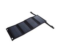 LUCKDANO Caricatore Portatile della Banca di Alimentazione Solare, Caricatore del Telefono Solare Pannelli Solari a Batteria Pieghevole per Centrale Elettrica, Banco di Alimentazione, Telefono (mp04b)