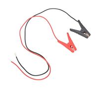 LUCKDANO Cavo Jumper per Recinto Elettrico per Recinto Elettrico con Clamp/Holder a Coccodrillo - Cavo Caricabatterie per Solare - Lunghezza 100 Cm per Collegamenti Sicuri