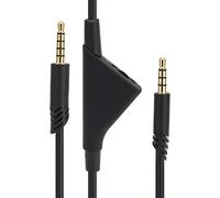 LUCKDANO Cavo per Cuffie da 2 M con Controllo del Volume per A10 A30 A40 - Rame OFC, Suono Ad Alta Risoluzione, Plug and Play