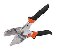 LUCKDANO Cesoia per Obliqui da Taglio Cesoia per Obliqua Angolare con Lame da 10 Pezzi - Forbici Smussate Regolabili per Taglio Angolare - Strumento Versatile per PVC, Legno e Imballaggi Morbidi -