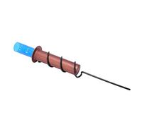LUCKDANO Chazcool Copper Rain Pluviometro Galleggiante - Cilindro in Plastica Ad Alta Precisione per Misurare Le Precipitazioni e l'irrigazione - Include Una Robusta Staffa in Metallo - Ideale per