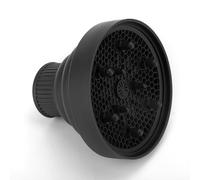 LUCKDANO Copertura Professionale per Diffusore per Asciugacapelli Pieghevole - Strumento Diffusore per Soffiatore Resistente Alle Alte Temperature Ed Ecologico Disponibile in Diversi Colori (BLACK)