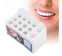 LUCKDANO Cornice di Posizionamento per Organizer in Resina Dentale - Plastica di Alta qualità, 12 Fori per Penne in Resina, Ecologica, Facile Pulire, Fornitura Odontoiatrica Essenziale per Dentisti