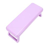LUCKDANO Cuscino Pieghevole per Unghie Cuscino per Bracciolo per Manicure in ABS Salone Leggero con Spazio Sotto il Tavolo per lo Smalto per Uso Domestico in Viaggio (PURPLE)