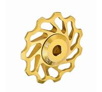 LUCKDANO Cycle Derariller Posteriore Pulatrice, Cycle Derarilleur Accessori per la Ruota Rollo di Guida per Ciclo Ciclo Accessori Deragliatori 1 Coppia Cuscinetto Ceramico Pulsella Pulley Guida a