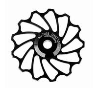 LUCKDANO Cycle Derariller Posteriore Pulatrice, Cycle Derarilleur Accessori per la Ruota Rollo di Guida per Ciclo Ciclo Accessori Deragliatori 1 Coppia Cuscinetto Ceramico Pulsella Pulley Guida a