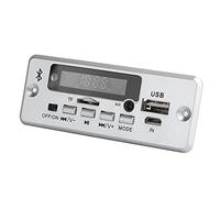 LUCKDANO Decodifica Modulo Bluetooth La Scheda di Decodifica 02CABT è un Modulo di WAV Universale Che Supporta 5.0, Controllo APP, Chiamata Manuale, Ingressi Multipli e un Decodificatore MP3, (SILVER)