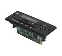LUCKDANO Decodifica Modulo Bluetooth La Scheda di Decodifica 02CABT è un Modulo di WAV Universale Che Supporta 5.0, Controllo APP, Chiamata Manuale, Ingressi Multipli e un Decodificatore MP3, (BLACK)