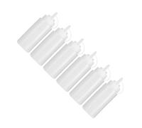 LUCKDANO di Pomodoro Squeeze Bottle Insalata Disorse Strumento da Distriber Set 6pcs 480 Ml Famiglia di Ristoranti Durevoli Trasparenti