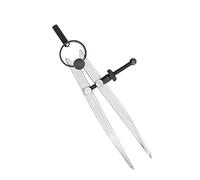 LUCKDANO Divider Scribe Engineer Calibro Divisore Ad Ala con Dado a Molla - Strumento per Tracciare la Pelle per la Marcatura di Legno, Plastica e Metallo (125 mm)