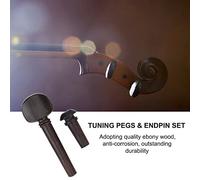 LUCKDANO Ebony Tuning PEGS Sostitini di Ricambio Instruments Musical Instruments